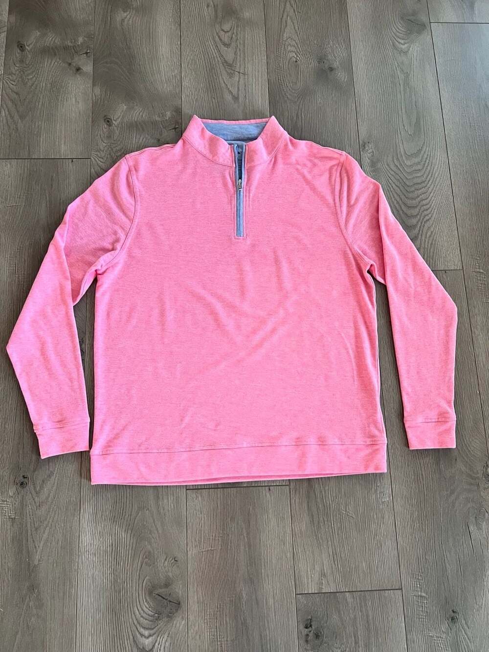 Tailorbyrd Collection Pink Quarter-Zip Pullover Sweater Size XL